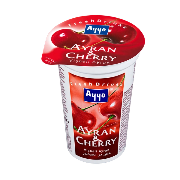 Ayyo Ayran & Cherry in geschlossener Verpackung – Produktfoto