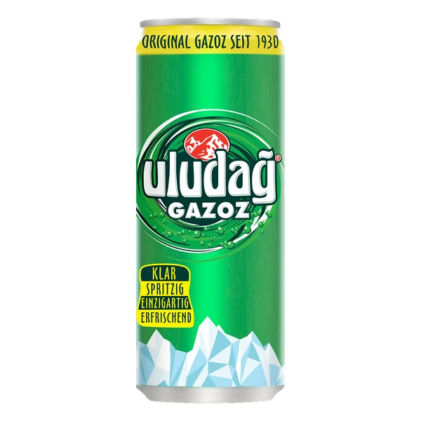 Uludağ Gazoz in geschlossener Verpackung – Produktfoto