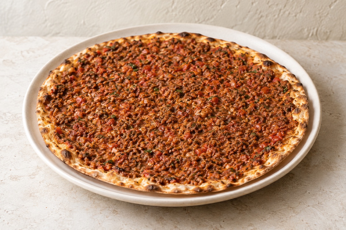 Lahmacun ohne zusätzliche Beilagen